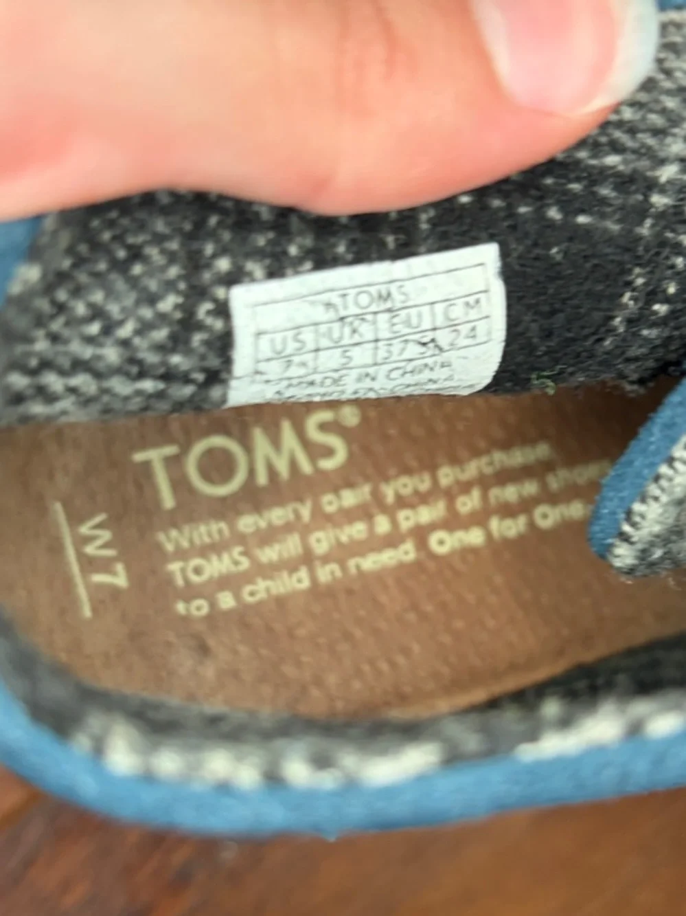 Toms Blue Suede Lace-Up Wedge Ankle Boots - Women
